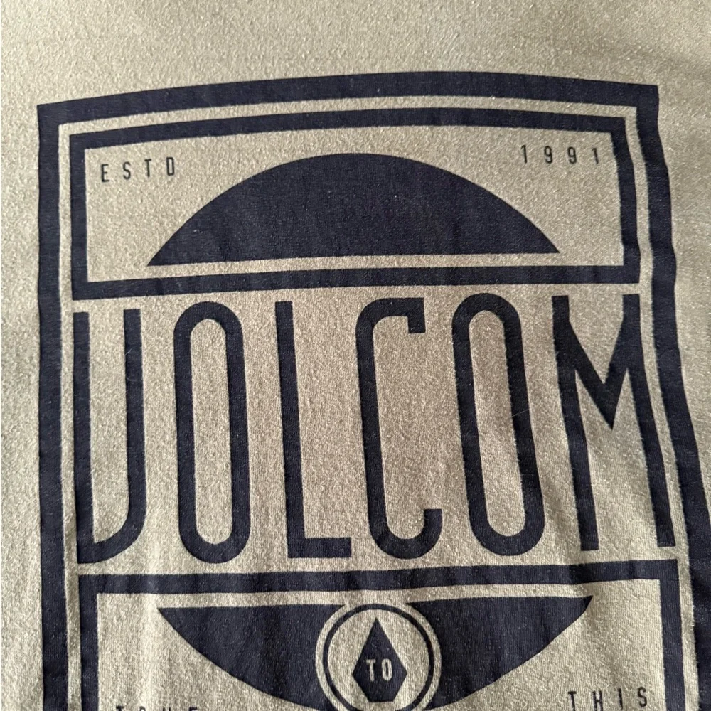 Volcom Khaki Graphic Tee - Picture 2 of 4